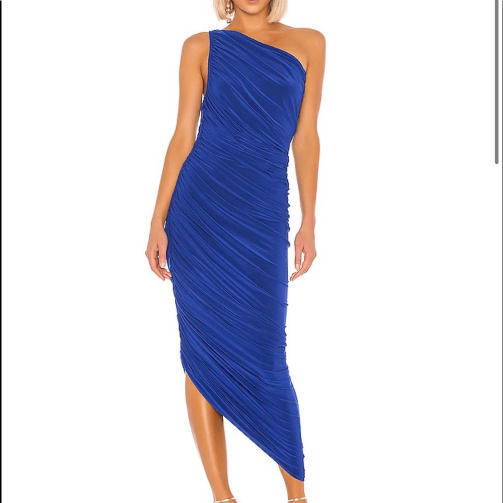 Norma Kamali Diana Gown - Blue